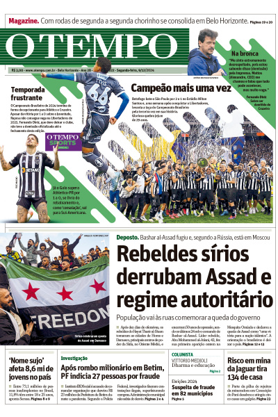 O TEMPO - Edição de 09 de Dezembro de 2024
