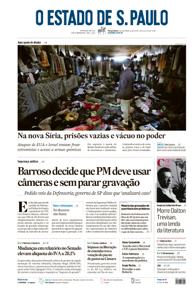 Estadão - Edição de 10 de Dezembro de 2024