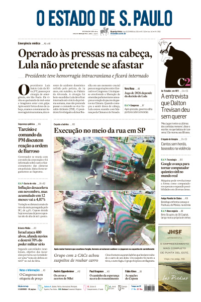Estadão - Edição de 11 de Dezembro de 2024