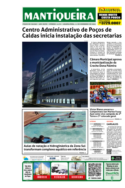 Mantiqueira - Edição de 11 de Dezembro de 2024