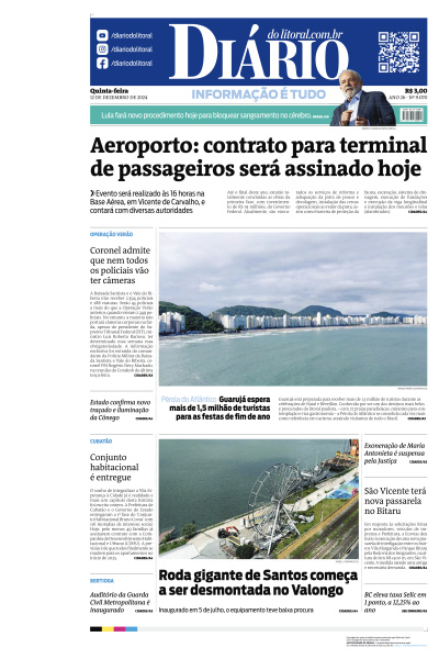 Diário do Litoral - Edição de 12 de Dezembro de 2024