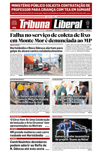 Tribuna Liberal - Edição de 13 de Dezembro de 2024