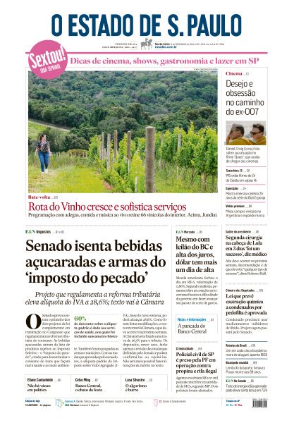 Estadão - Edição de 13 de Dezembro de 2024