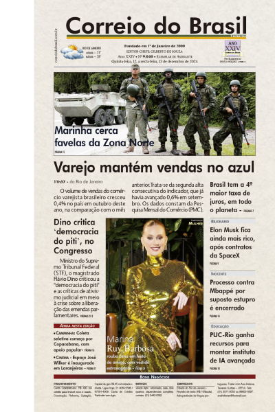 Correio do Brasil - Edição de 13 de Dezembro de 2024