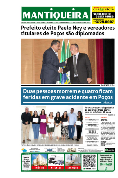 Mantiqueira - Edição de 13 de Dezembro de 2024