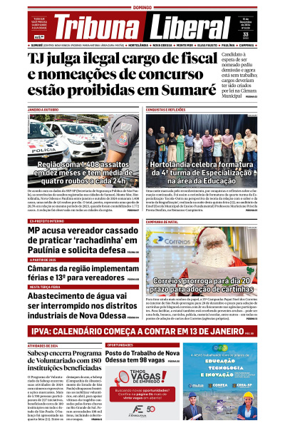Tribuna Liberal - Edição de 15 de Dezembro de 2024