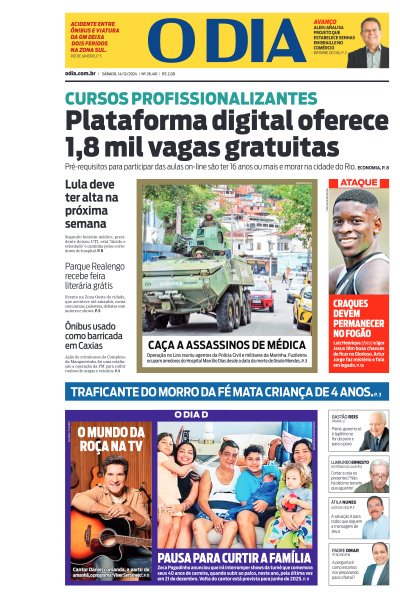 O DIA - Edição de 14 de Dezembro de 2024