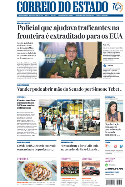 Correio do Estado - Edição de 14 de Dezembro de 2024