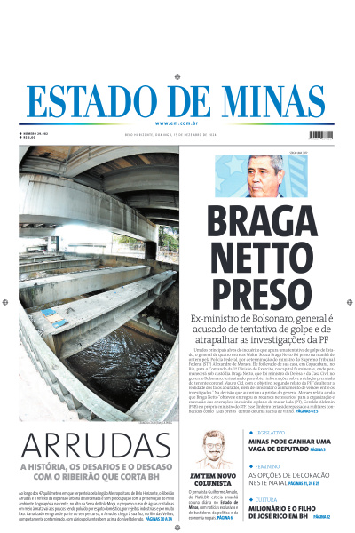 Estado de Minas - Edição de 15 de Dezembro de 2024