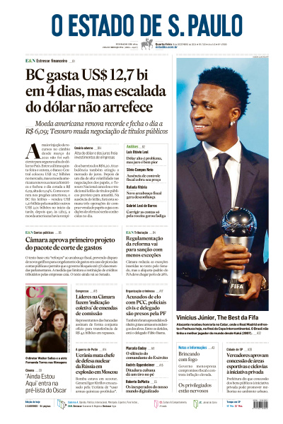 Estadão - Edição de 18 de Dezembro de 2024