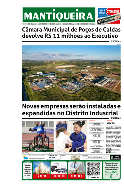 Mantiqueira - Edição de 18 de Dezembro de 2024