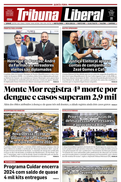Tribuna Liberal - Edição de 19 de Dezembro de 2024