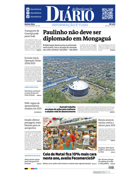 Diário do Litoral - Edição de 19 de Dezembro de 2024