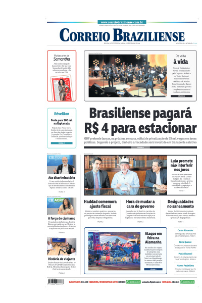 Correio Braziliense - Edição de 21 de Dezembro de 2024