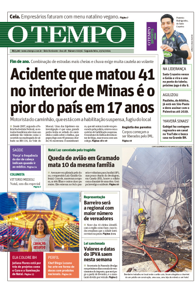 O TEMPO - Edição de 23 de Dezembro de 2024