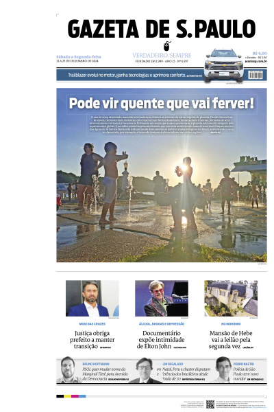 Gazeta de S. Paulo - Edição de 23 de Dezembro de 2024