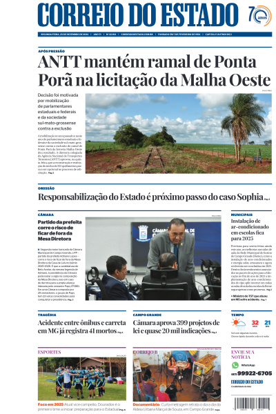Correio do Estado - Edição de 23 de Dezembro de 2024