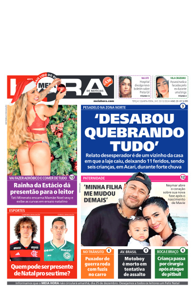MEIA HORA - Edição de 24 de Dezembro de 2024