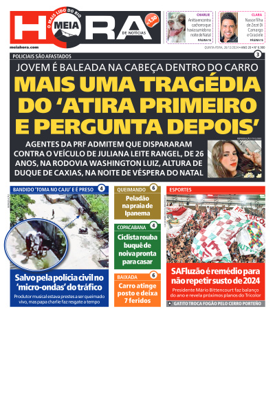 MEIA HORA - Edição de 26 de Dezembro de 2024