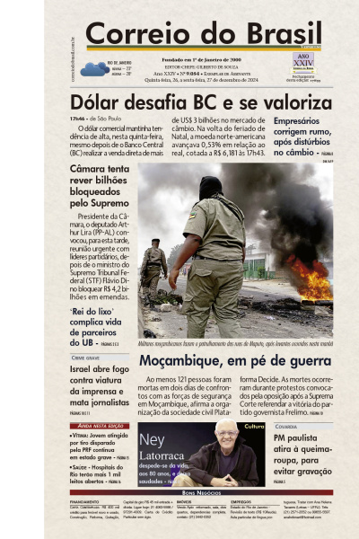 Correio do Brasil - Edição de 27 de Dezembro de 2024