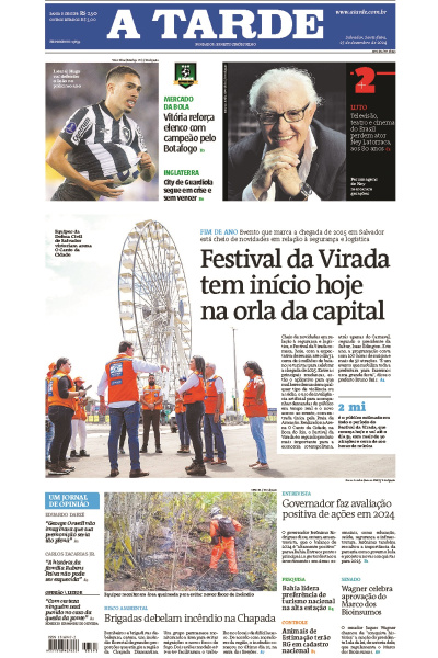 A TARDE - Edição de 27 de Dezembro de 2024