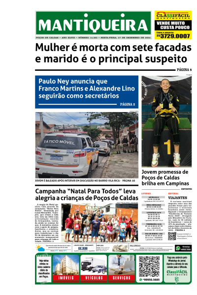 Mantiqueira - Edição de 27 de Dezembro de 2024