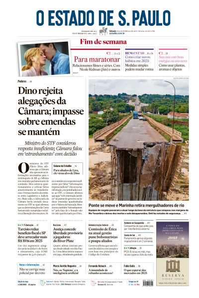 Estadão - Edição de 28 de Dezembro de 2024
