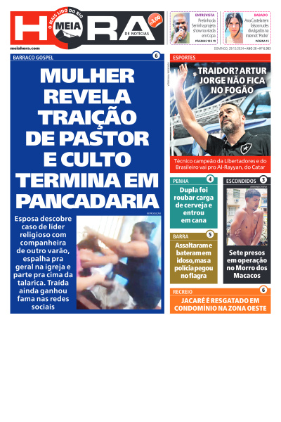 MEIA HORA - Edição de 29 de Dezembro de 2024