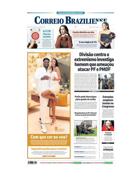 Correio Braziliense - Edição de 29 de Dezembro de 2024