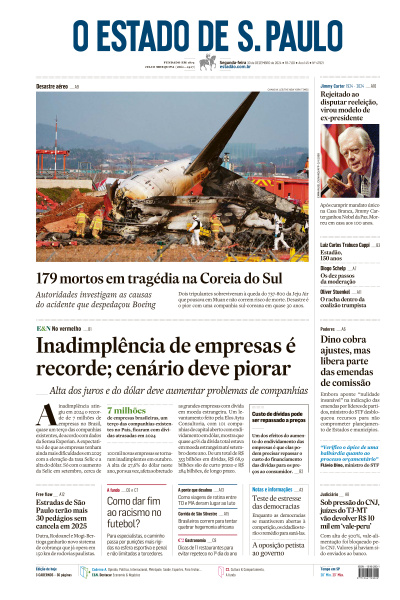 Estadão - Edição de 30 de Dezembro de 2024