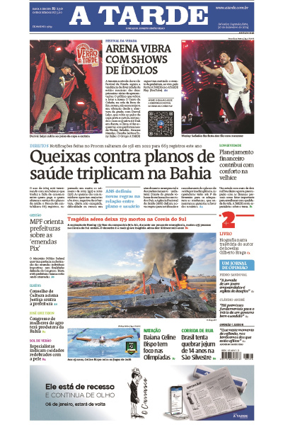 A TARDE - Edição de 30 de Dezembro de 2024