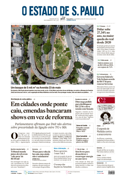 Estadão - Edição de 31 de Dezembro de 2024