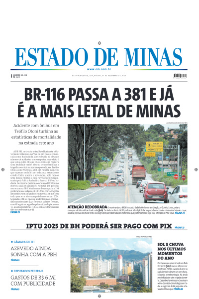 Estado de Minas - Edição de 31 de Dezembro de 2024