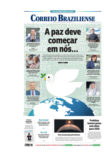 Correio Braziliense - Edição de 01 de Janeiro de 2025