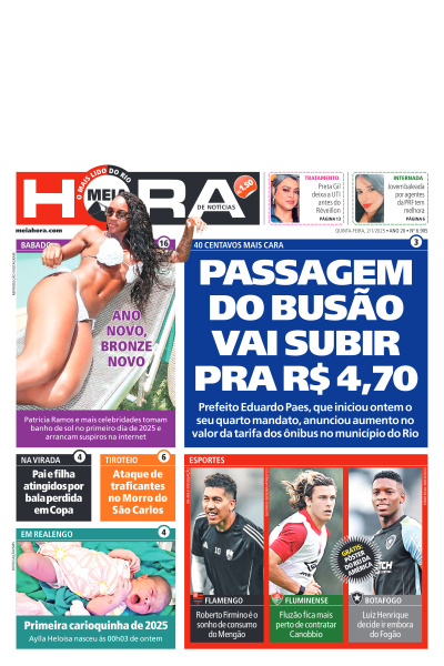 MEIA HORA - Edição de 02 de Janeiro de 2025