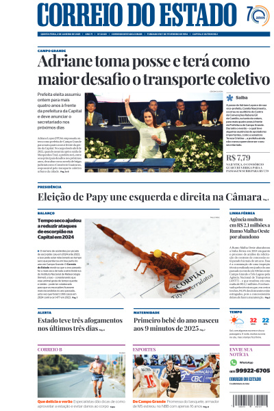 Correio do Estado - Edição de 02 de Janeiro de 2025