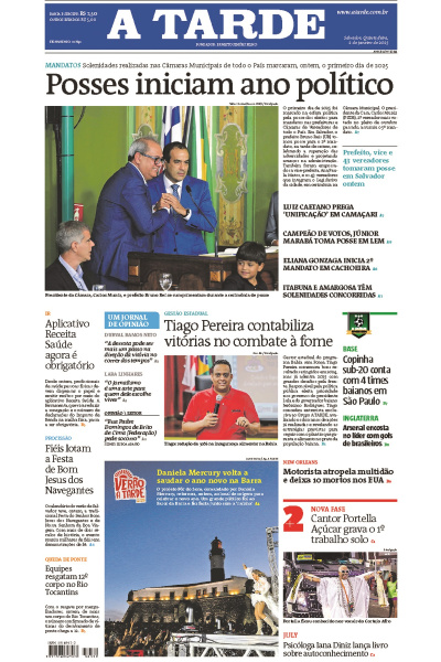 A TARDE - Edição de 02 de Janeiro de 2025