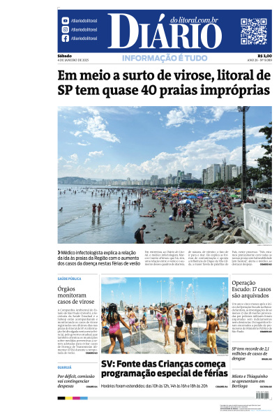 Diário do Litoral - Edição de 04 de Janeiro de 2025