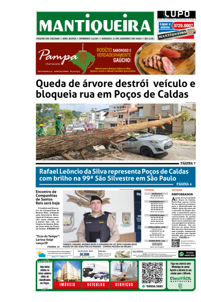 Mantiqueira - Edição de 04 de Janeiro de 2025