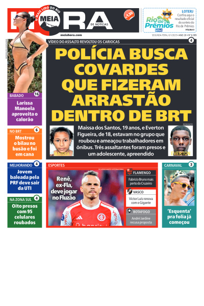 MEIA HORA - Edição de 06 de Janeiro de 2025