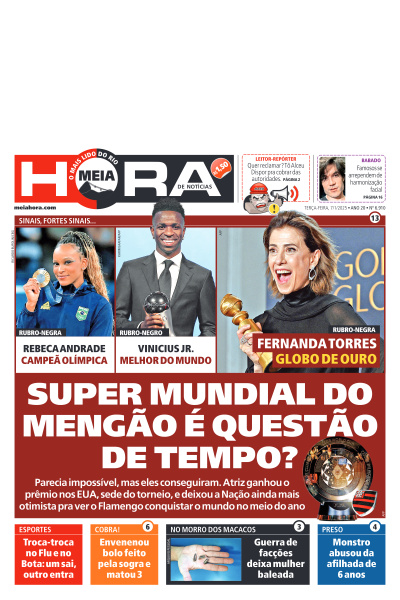 MEIA HORA - Edição de 07 de Janeiro de 2025