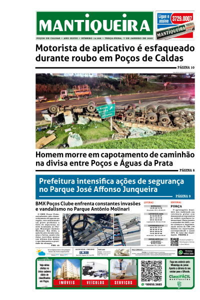 Mantiqueira - Edição de 07 de Janeiro de 2025