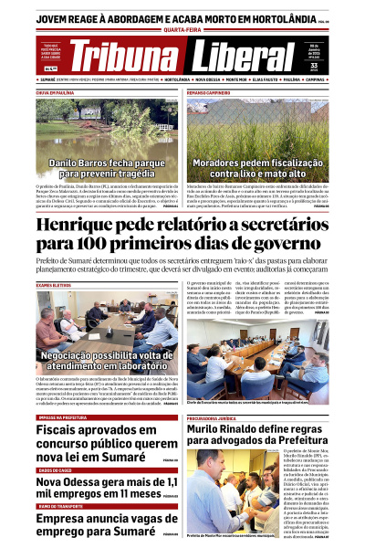 Tribuna Liberal - Edição de 8 de Janeiro de 2025