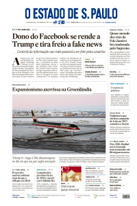 Estadão - Edição de 08 de Janeiro de 2025