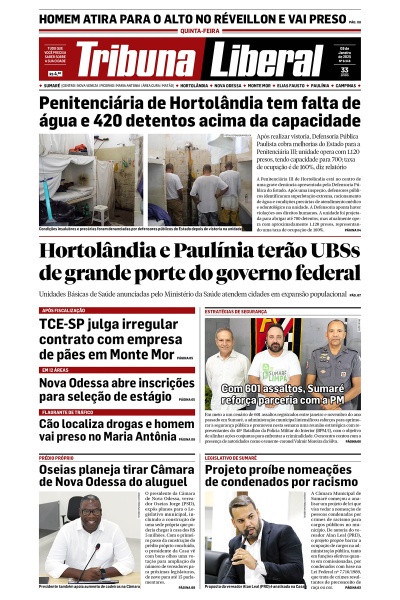 Tribuna Liberal - Edição de 9 de Janeiro de 2025