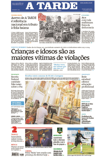 A TARDE - Edição de 09 de Janeiro de 2025