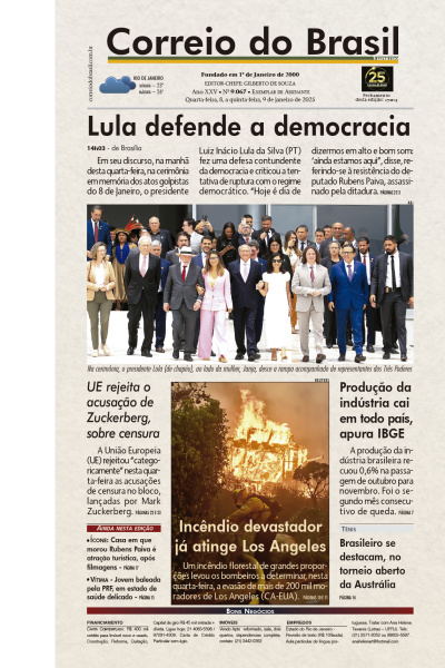 Correio do Brasil - Edição de 09 de Janeiro de 2025