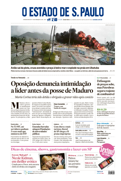 Estadão - Edição de 10 de Janeiro de 2025