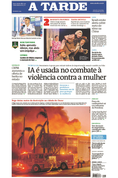 A TARDE - Edição de 10 de Janeiro de 2025