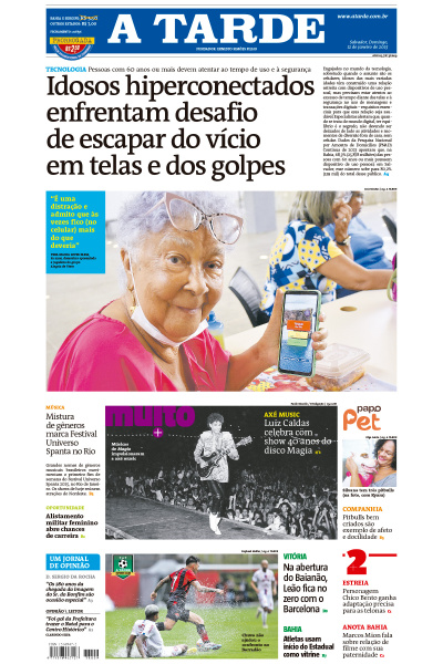 A TARDE - Edição de 12 de Janeiro de 2025